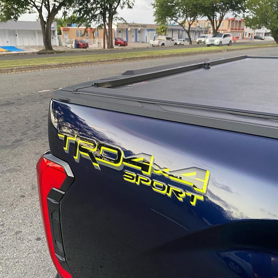 Tundra 2022 Gel Sticker for Tailgate Insert Letters