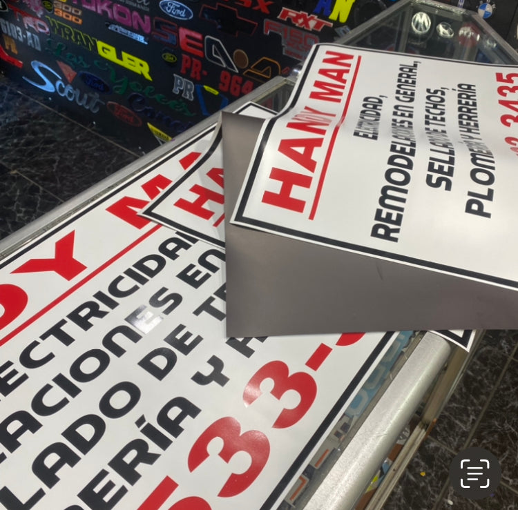 CUSTOM STICKERS WORK