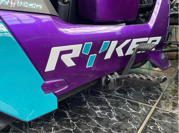 RYKER Letters in Gel Stickers for CAN-AM Ryker (2 Pieces)(22"X3")