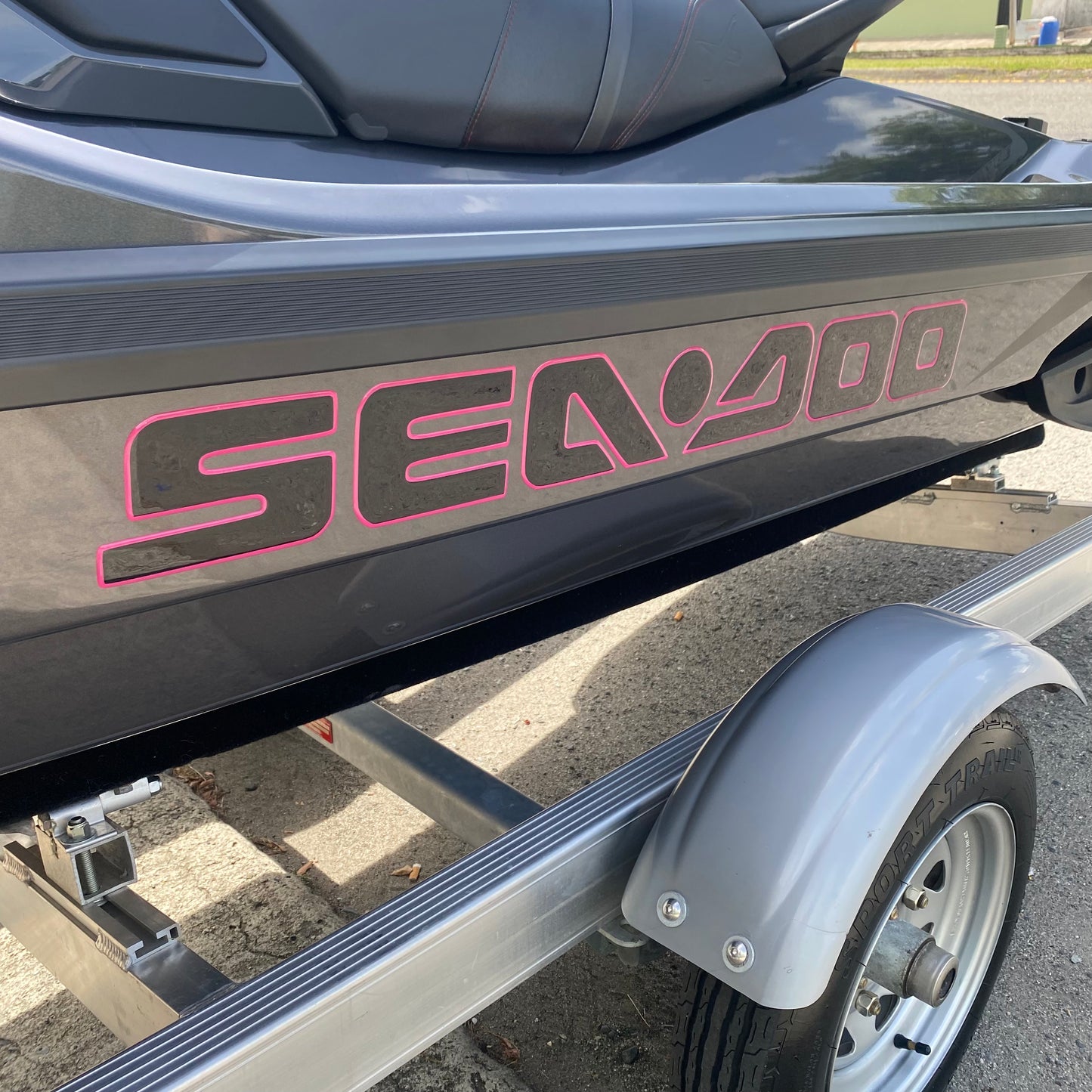 SEA DOO for the bottom of the sides Gel Graphics (2 Pieces) (31"x 3" aprox.)