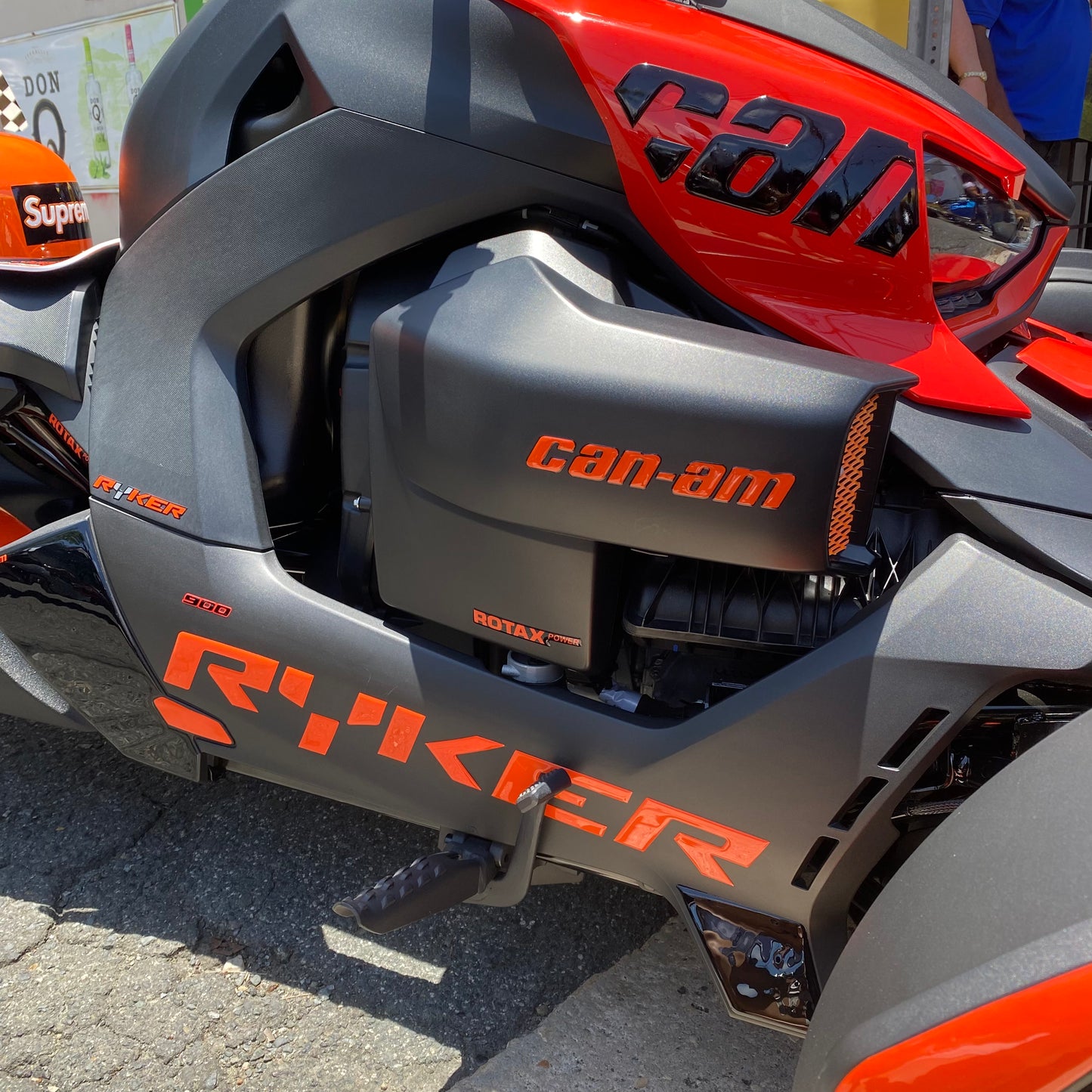 RYKER Letters in Gel Stickers for CAN-AM Ryker (2 Pieces)(22"X3")