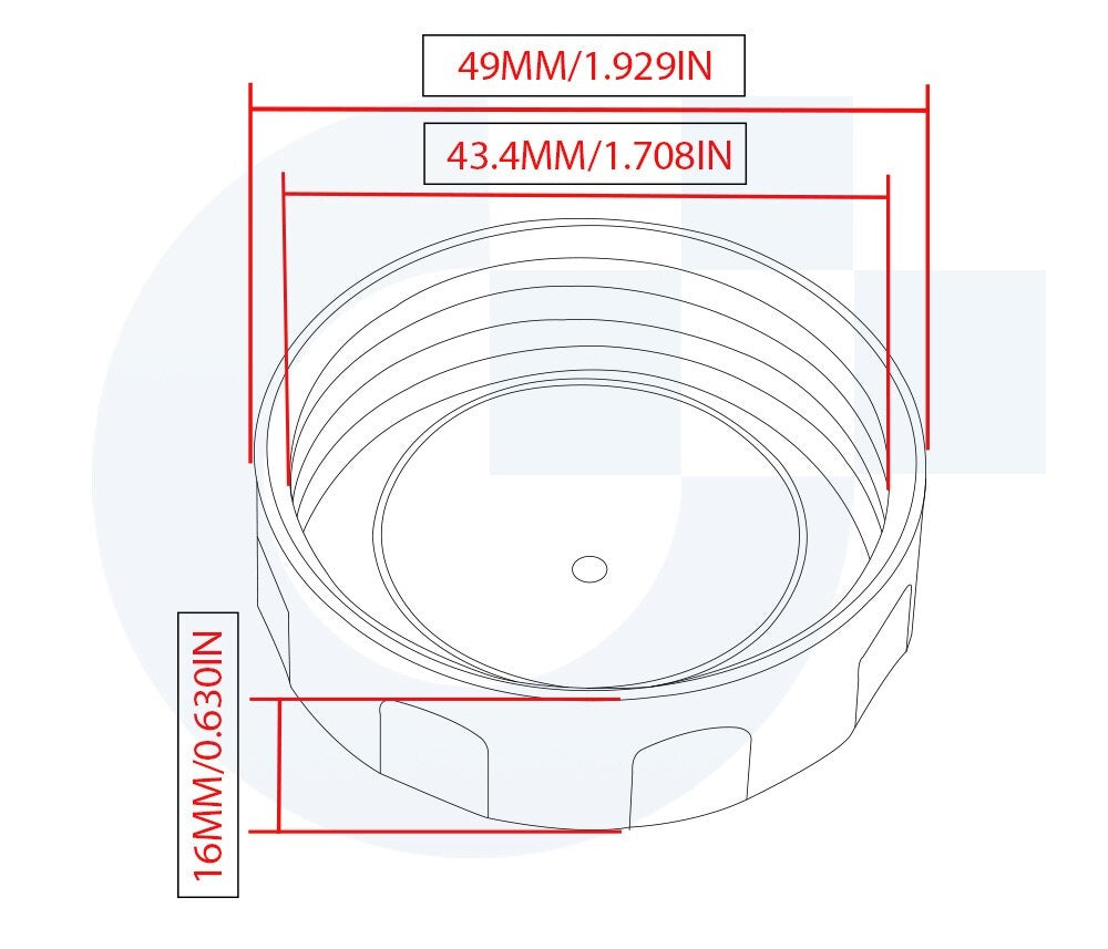 KTM DUKE Brake Oil Reservoir Cap
