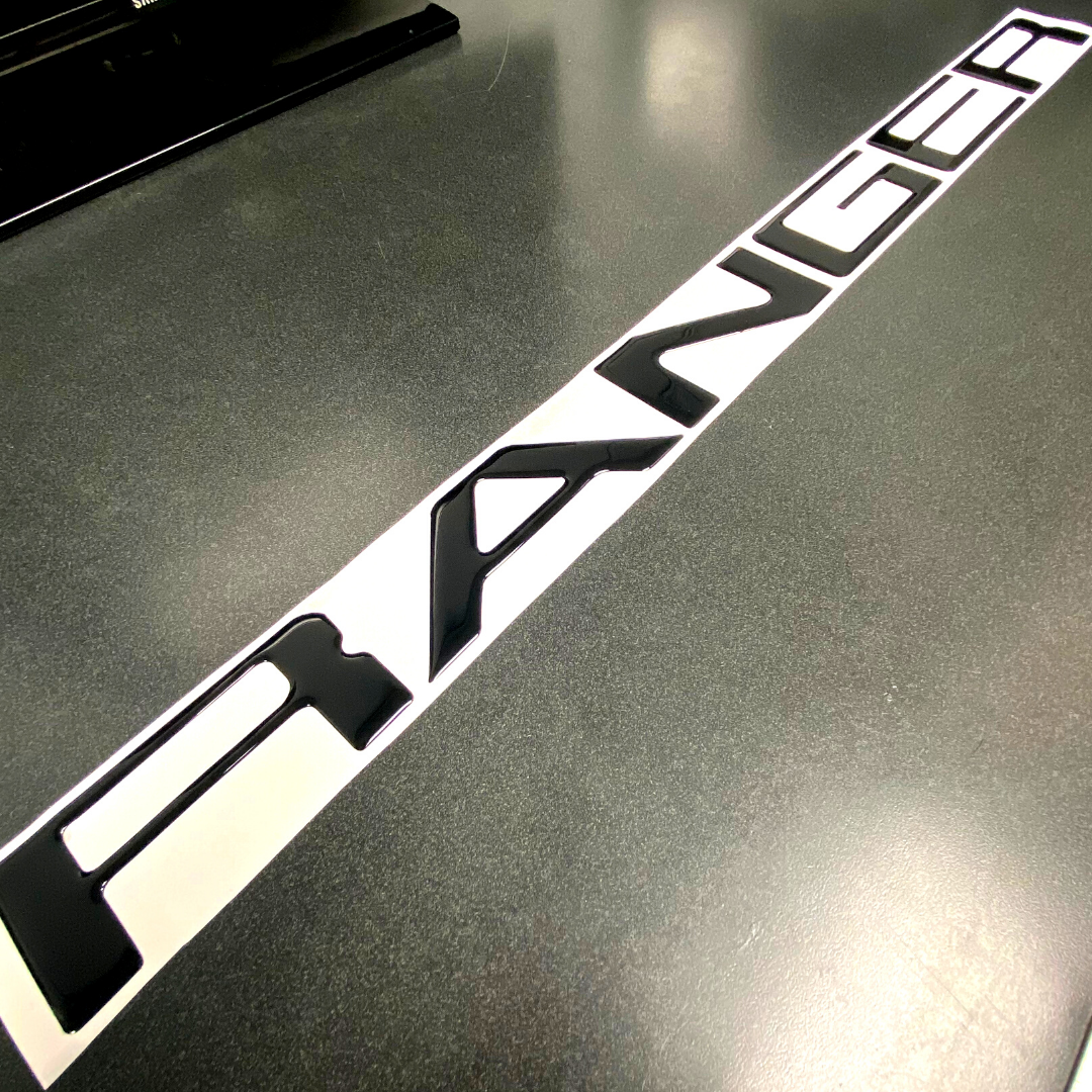 Ranger Gel Sticker for Tailgate Insert Letters