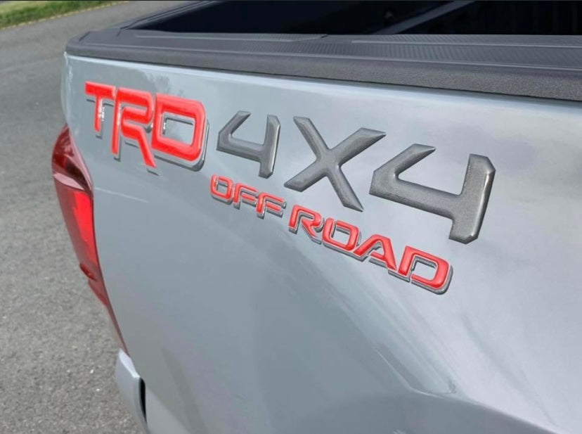 TRD 4X4 SPORT and TRD 4X4 OFF ROAD for TACOMA 2016-2022 Side Gel Sticker