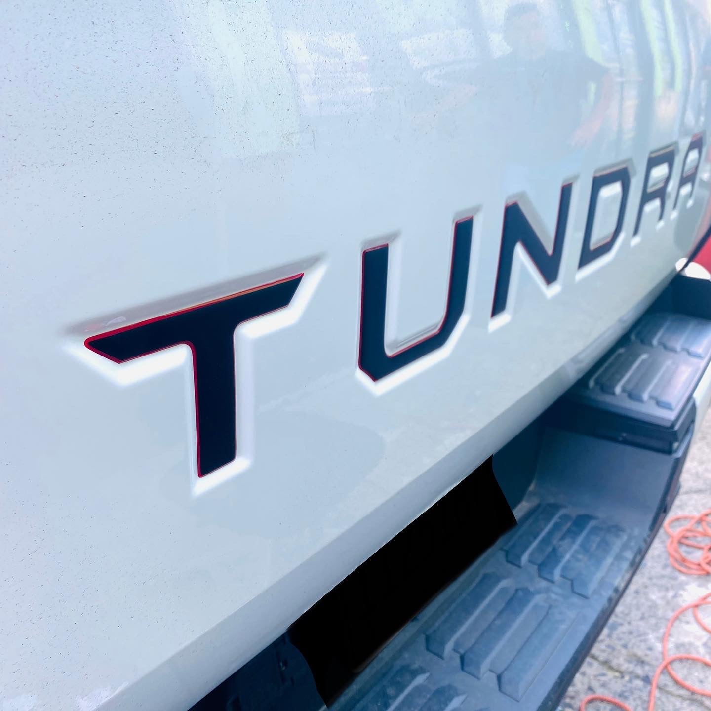 Tundra 2022 Gel Sticker for Tailgate Insert Letters