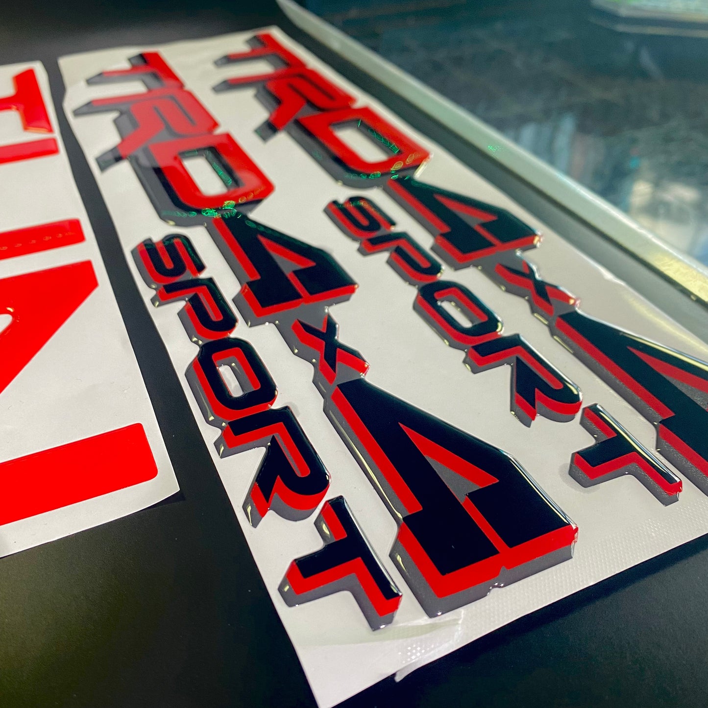Tundra 2022 Gel Sticker for Tailgate Insert Letters
