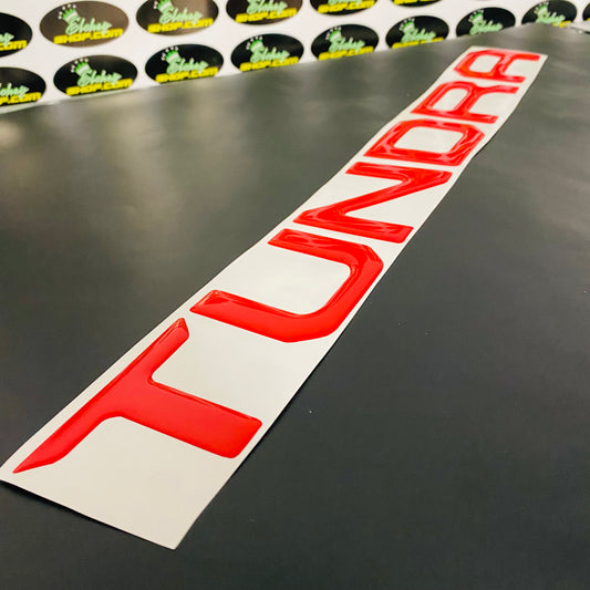 Tundra 2014-2021 Gel Sticker for Tailgate Insert Letters
