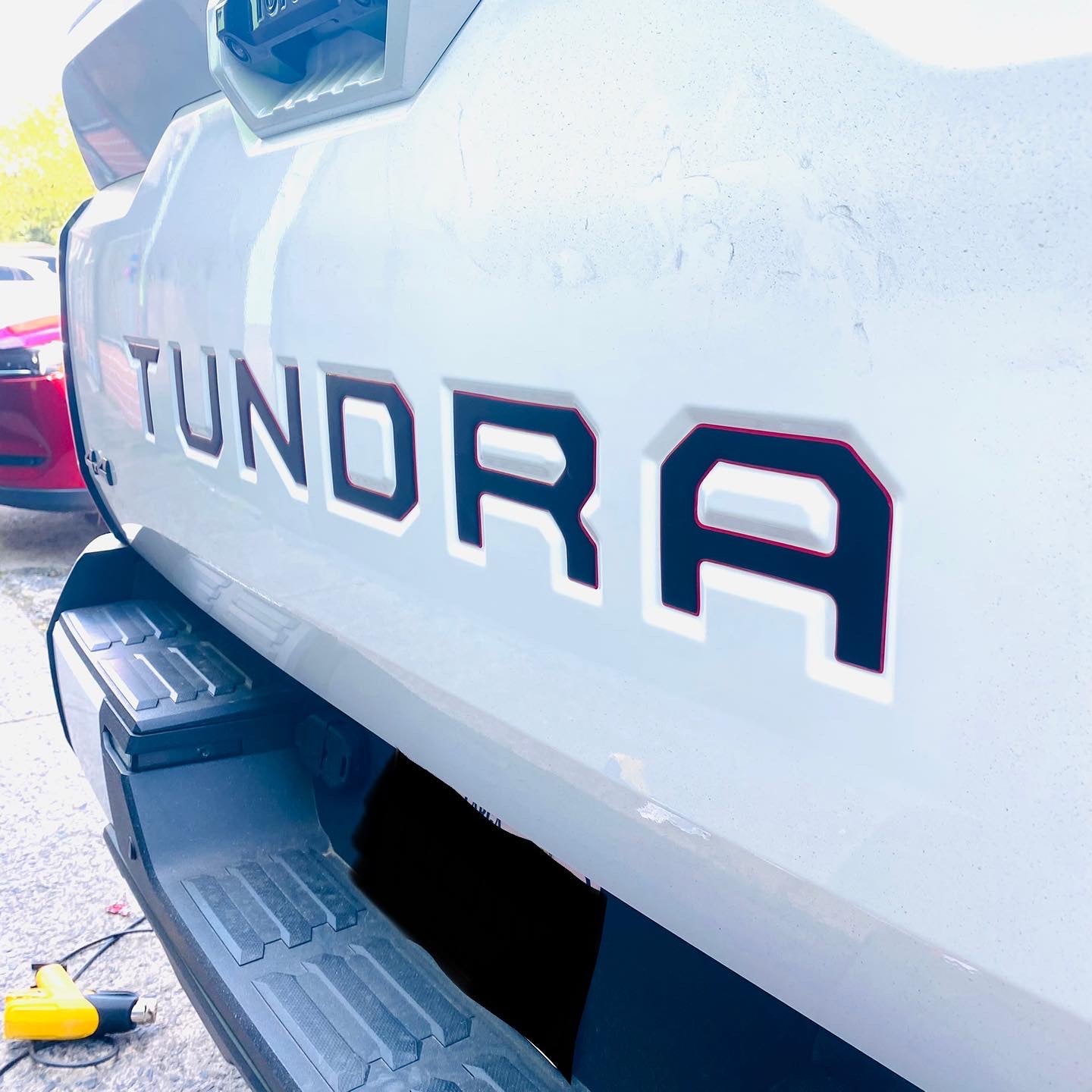 Tundra 2022 Gel Sticker for Tailgate Insert Letters