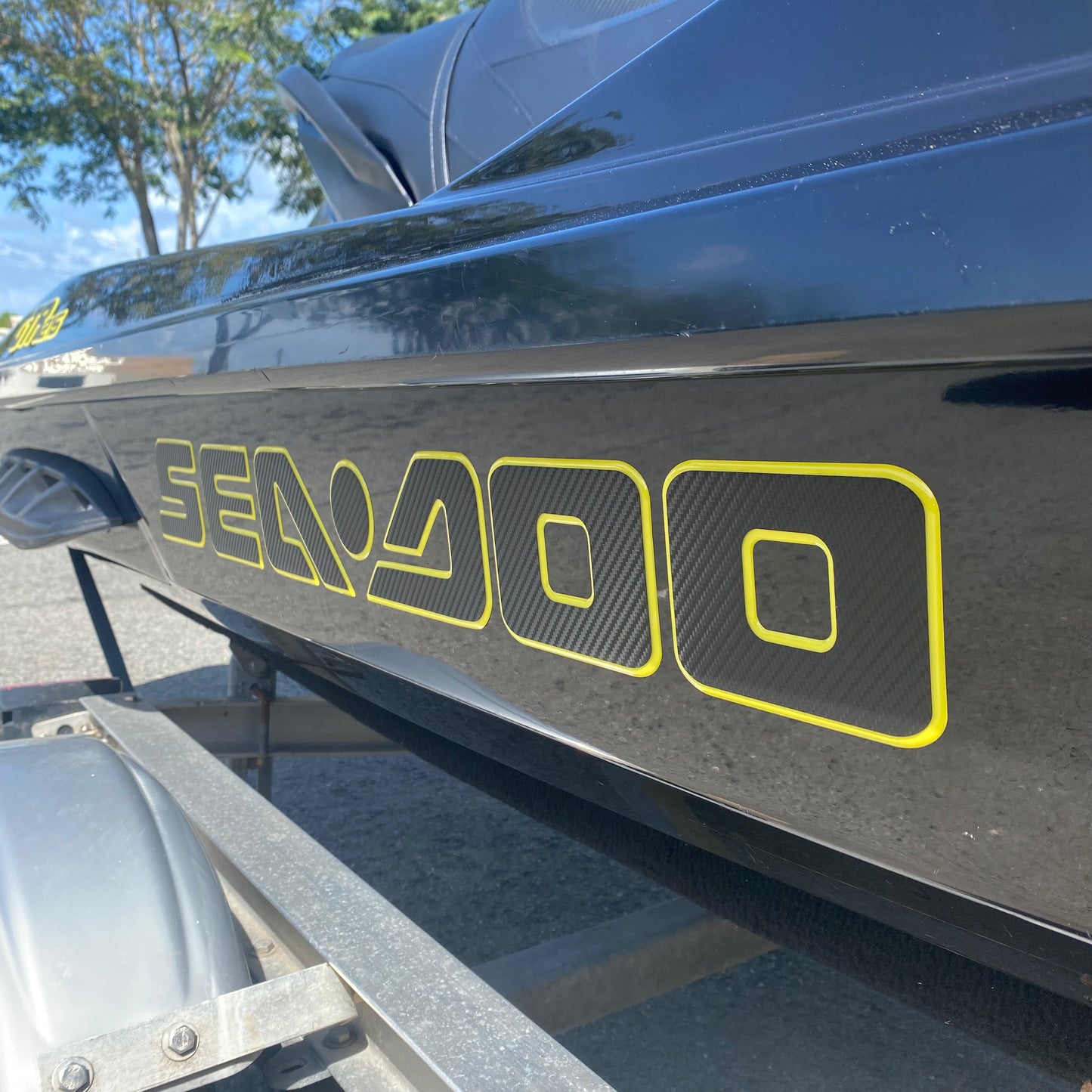 SEA DOO for the bottom of the sides Gel Graphics (2 Pieces) (31"x 3" aprox.)