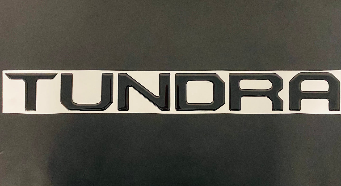 Tundra 2014-2021 Gel Sticker for Tailgate Insert Letters