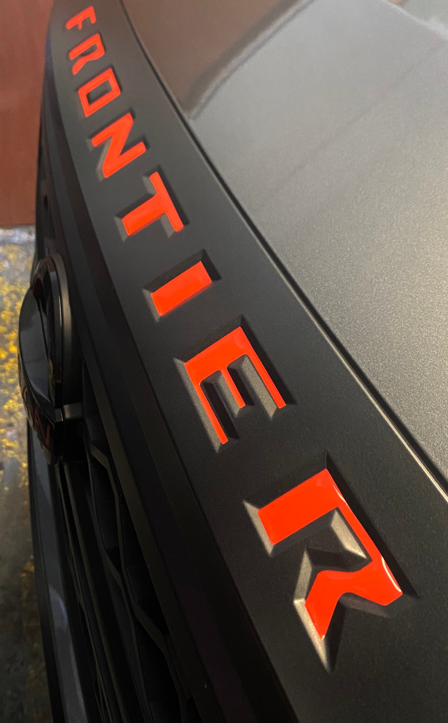 Frontier 2022 Gel Sticker for Tailgate Insert Letters