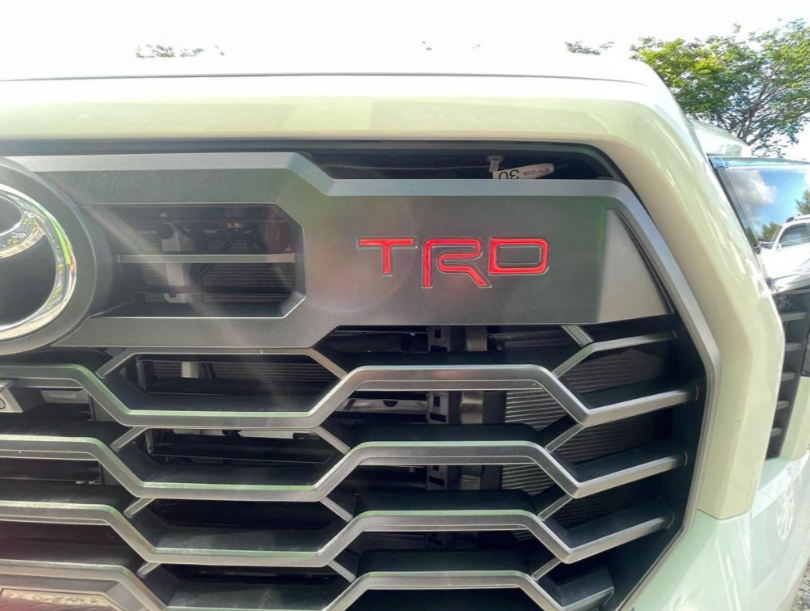Tundra 2022 Gel Sticker for Tailgate Insert Letters