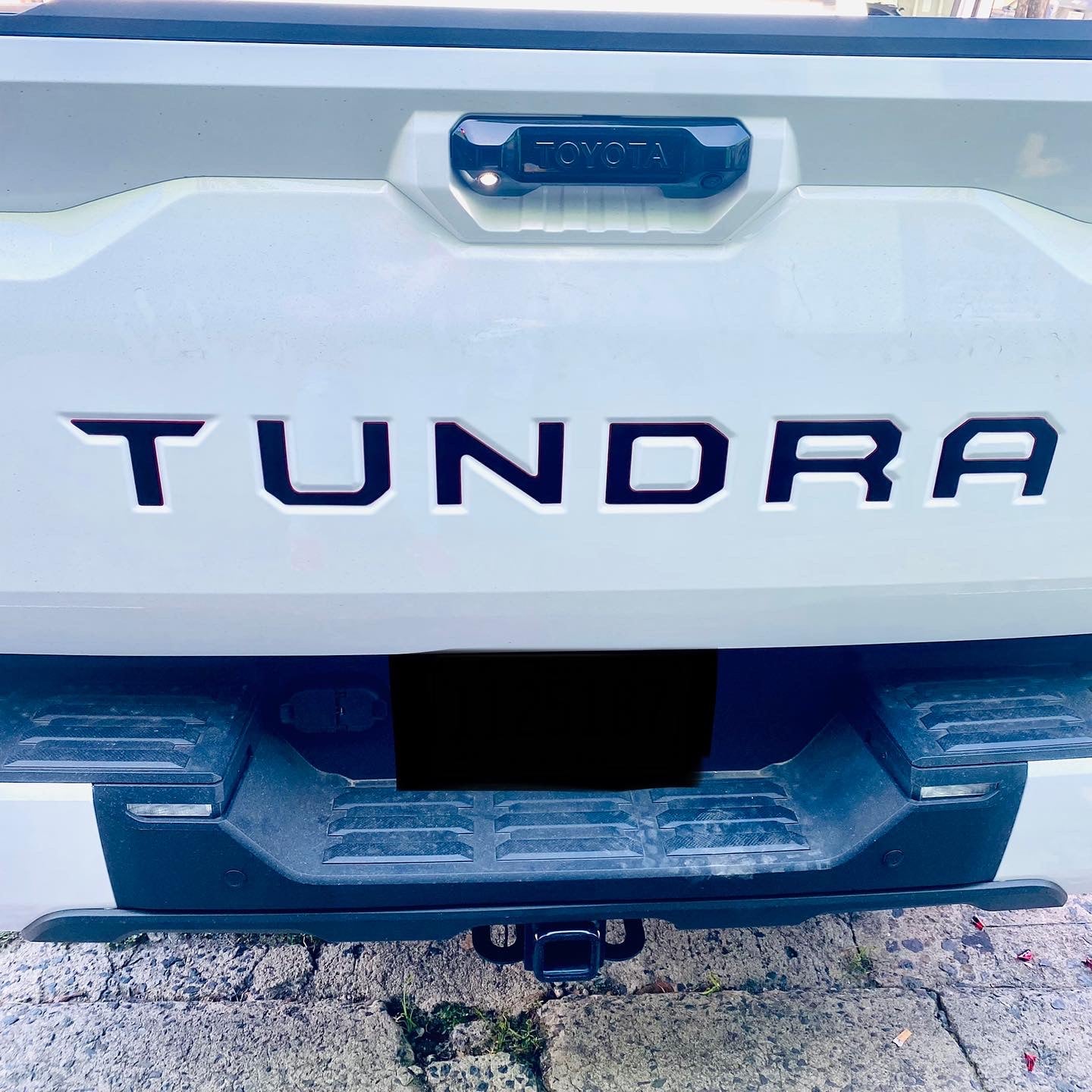 Tundra 2022 Gel Sticker for Tailgate Insert Letters