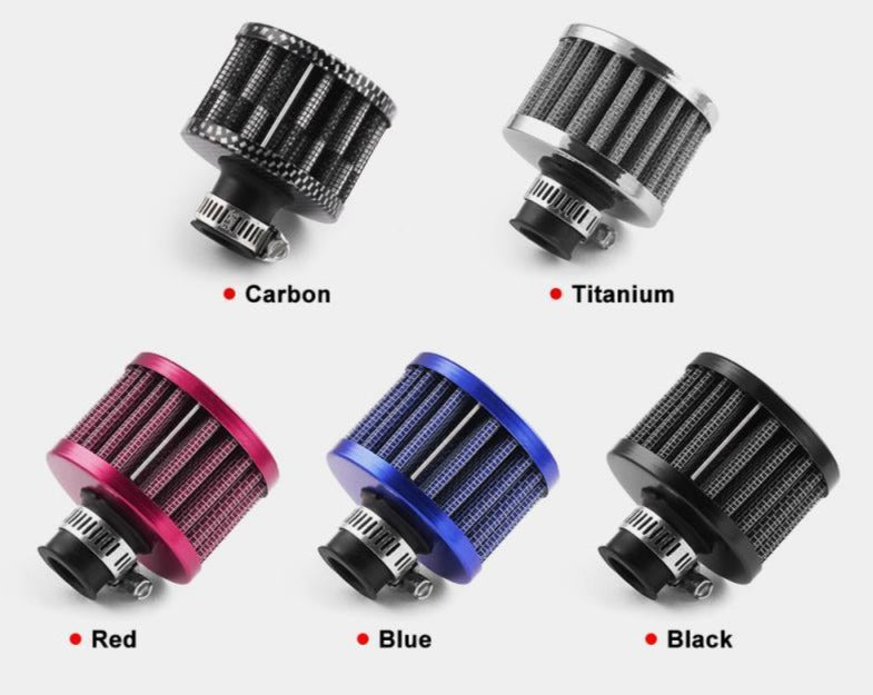 Mini Cold Air Intake Filter Vent 12mm (0.5 inches)