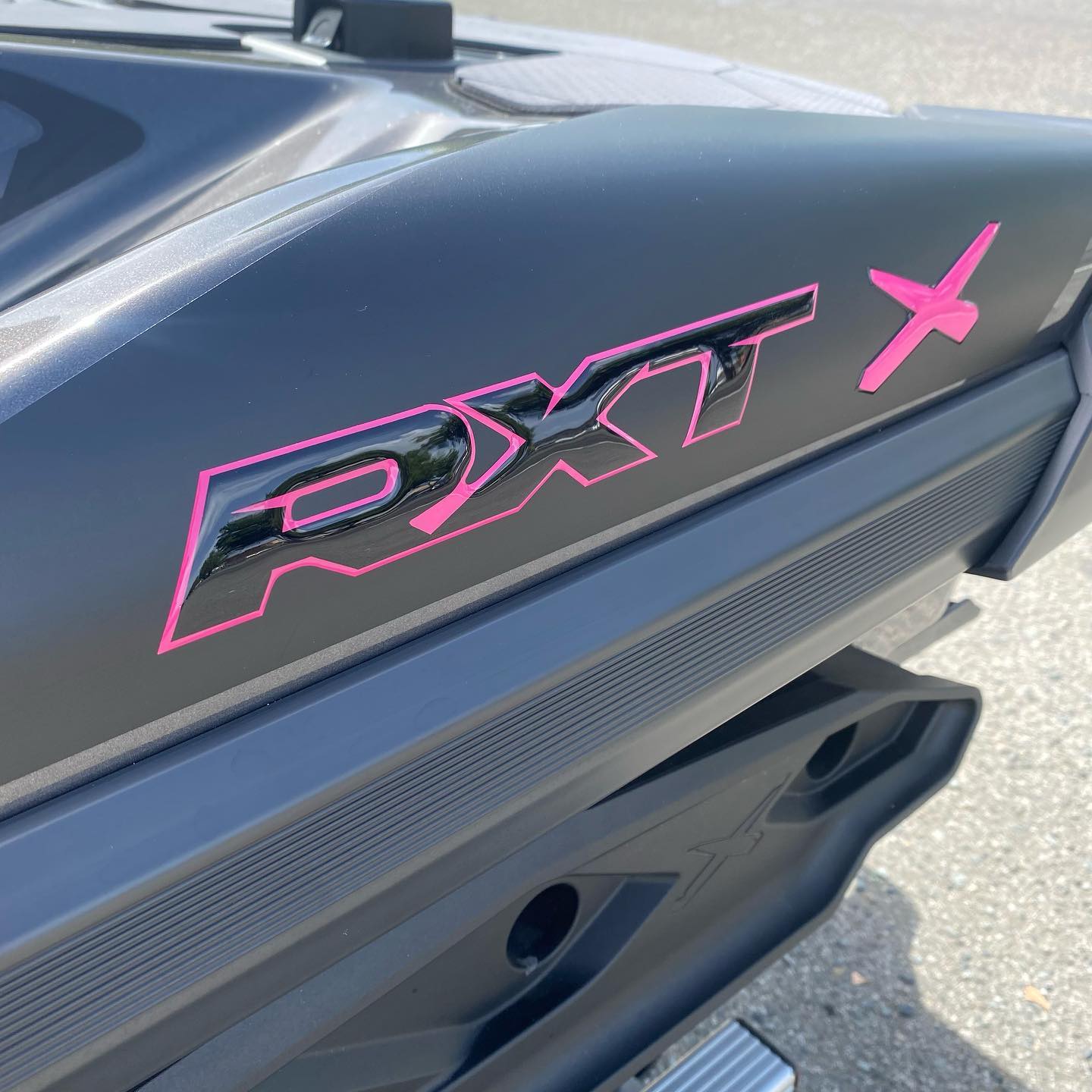 RXT X SEA DOO Rear Side Gel Graphics (2 pieces)