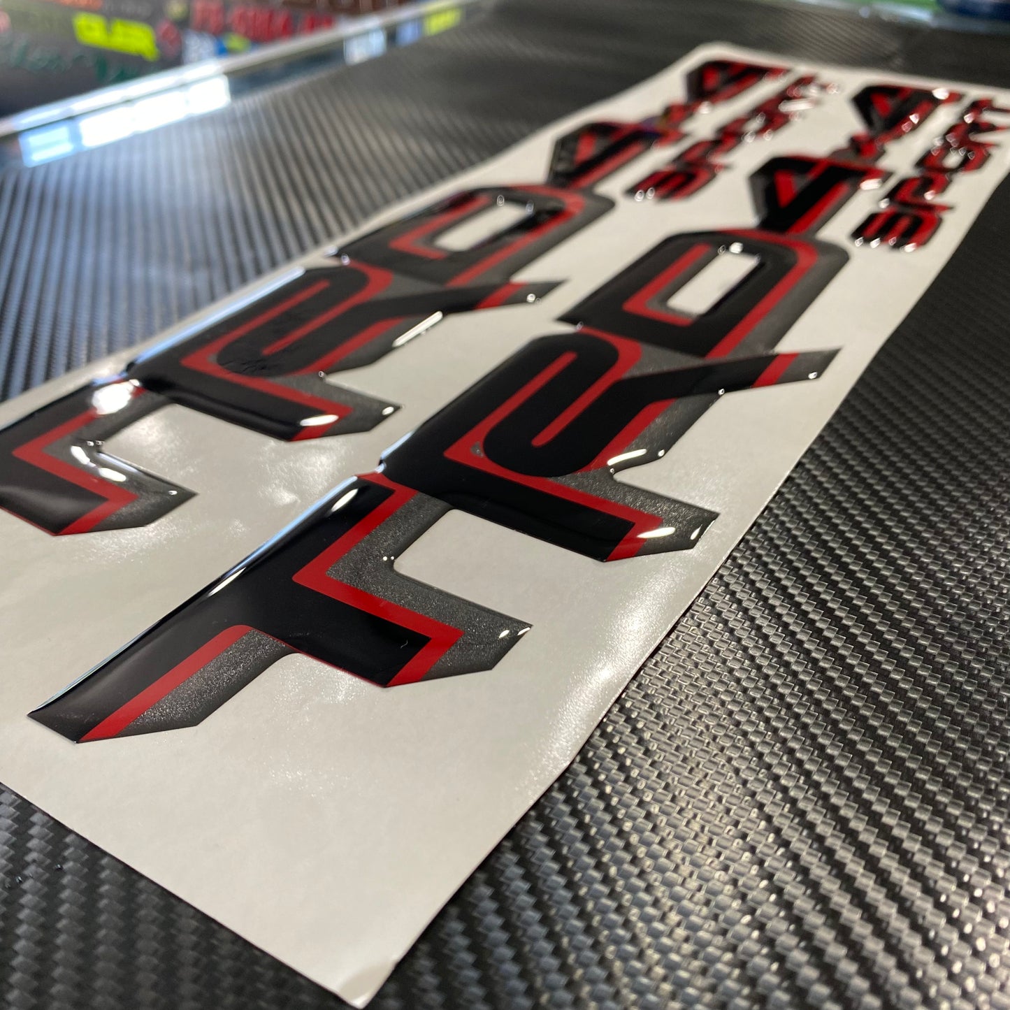 TRD 4X4 SPORT for TUNDRA 2022 Side Gel Sticker