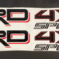 TRD 4X4 SPORT and TRD 4X4 OFF ROAD for TACOMA 2016-2022 Side Gel Sticker