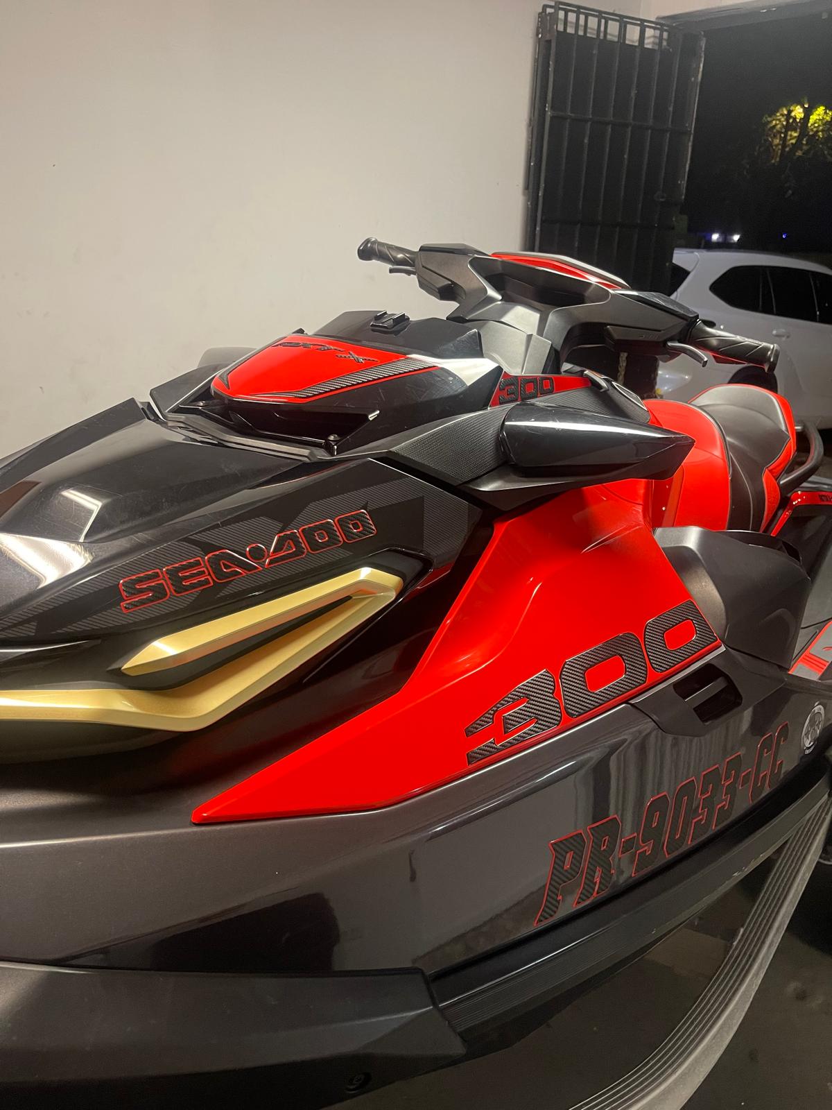 SEA DOO for Front Sides of Hood Gel Graphics (2 Pieces)