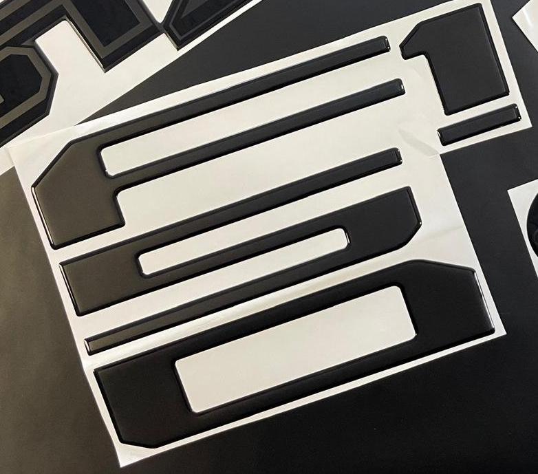 F-150 Gel Sticker for Tailgate Insert Letters