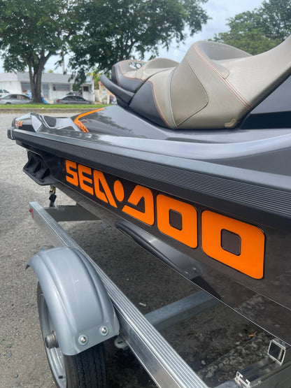 SEA DOO for the bottom of the sides Gel Graphics (2 Pieces) (31"x 3" aprox.)
