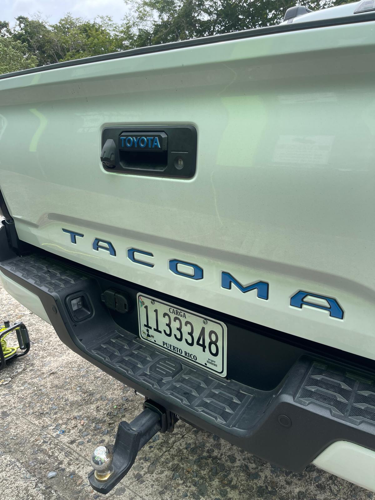 Tacoma 2016-2022 Gel Sticker for Tailgate Insert Letters