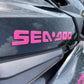 SEA DOO for Front Sides of Hood Gel Graphics (2 Pieces)