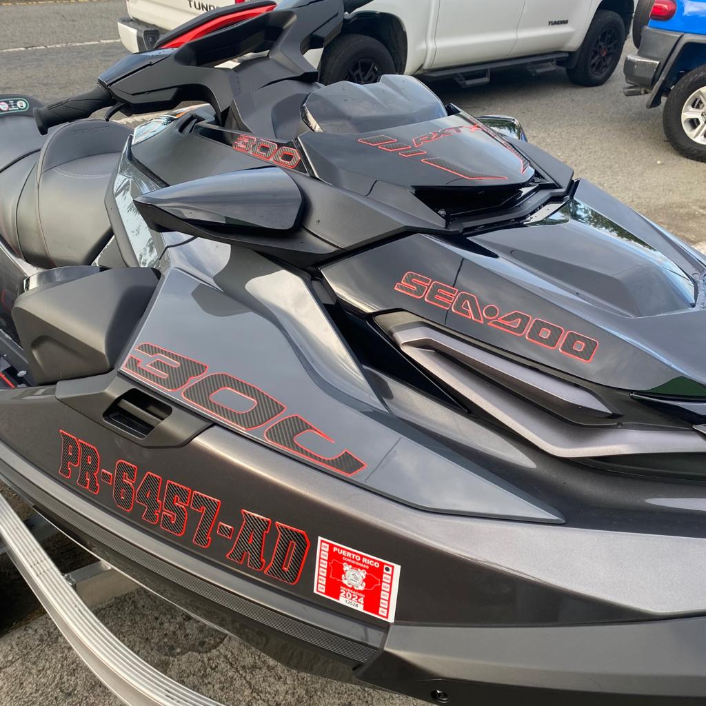 SEA DOO for Front Sides of Hood Gel Graphics (2 Pieces)