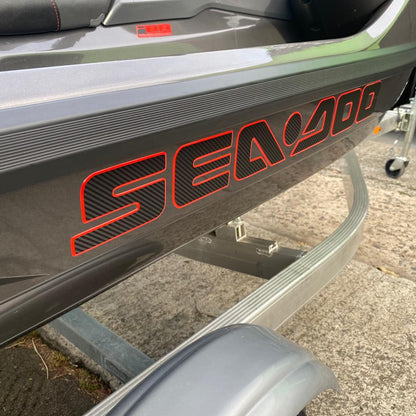 SEA DOO for the bottom of the sides Gel Graphics (2 Pieces) (31"x 3" aprox.)