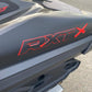 RXT X SEA DOO Rear Side Gel Graphics (2 pieces)