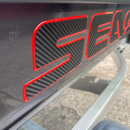 SEA DOO for the bottom of the sides Gel Graphics (2 Pieces) (31"x 3" aprox.)