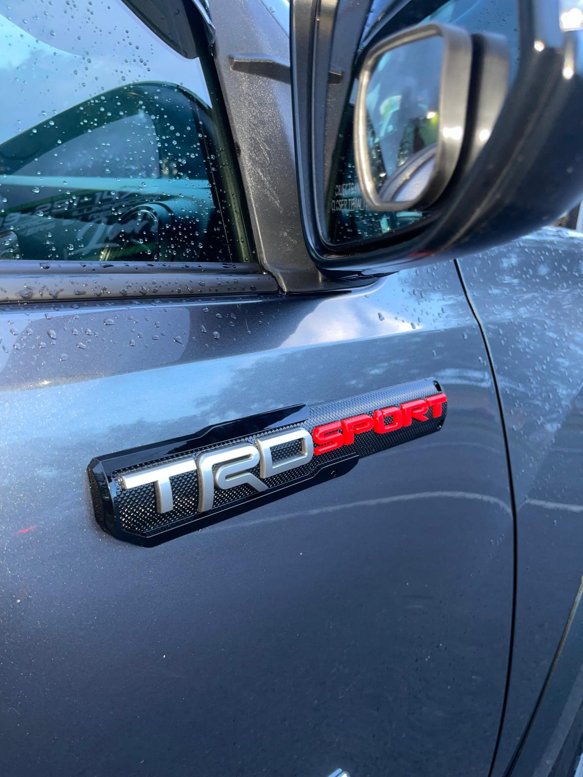 TRD Car 3D Emblem (2 pieces)