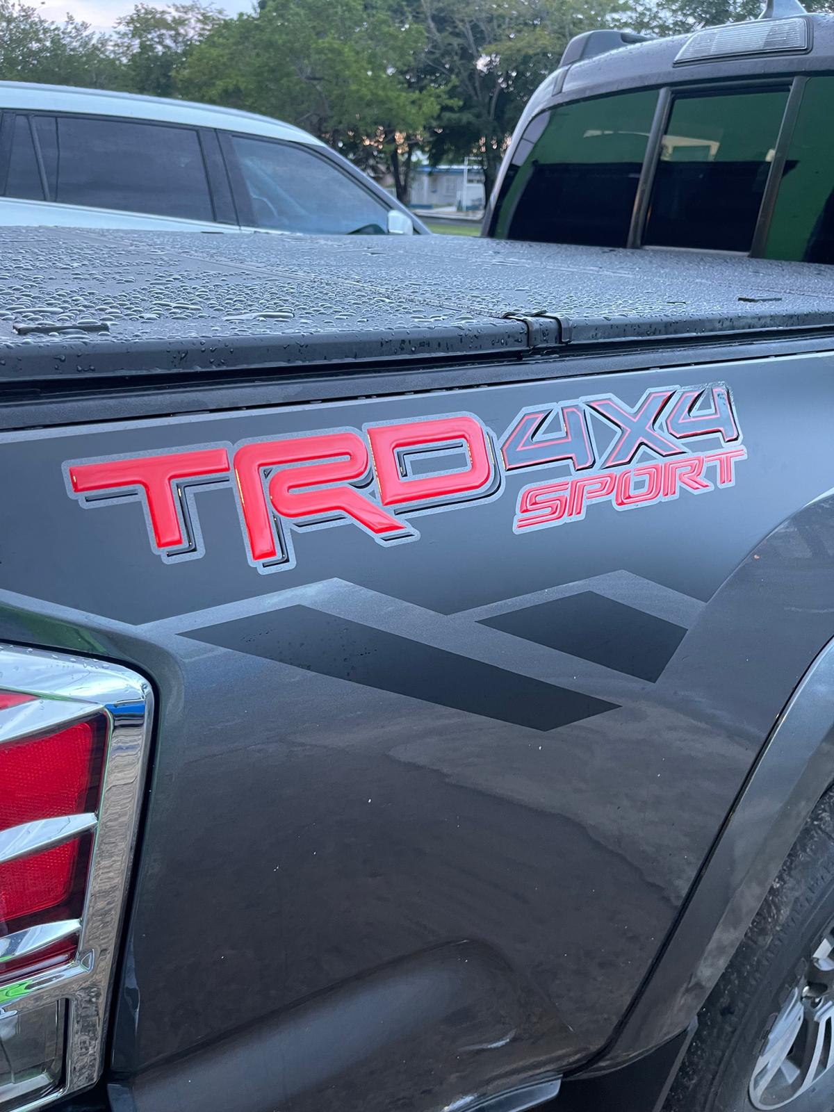 TRD 4X4 SPORT and TRD 4X4 OFF ROAD for TACOMA 2016-2022 Side Gel Sticker