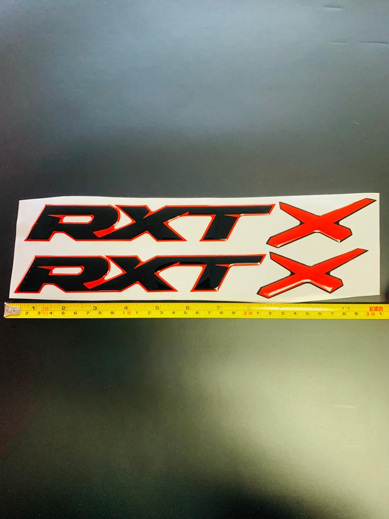 RXT X SEA DOO Rear Side Gel Graphics (2 pieces)