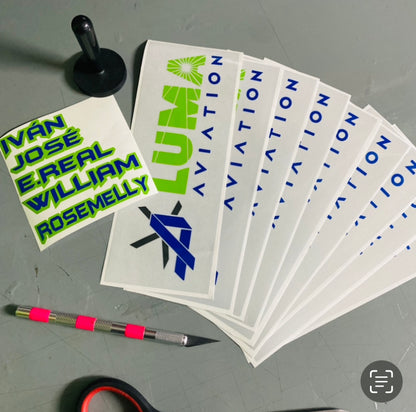 CUSTOM STICKERS WORK