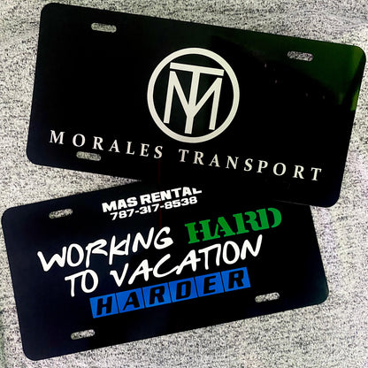 License Plate Customized