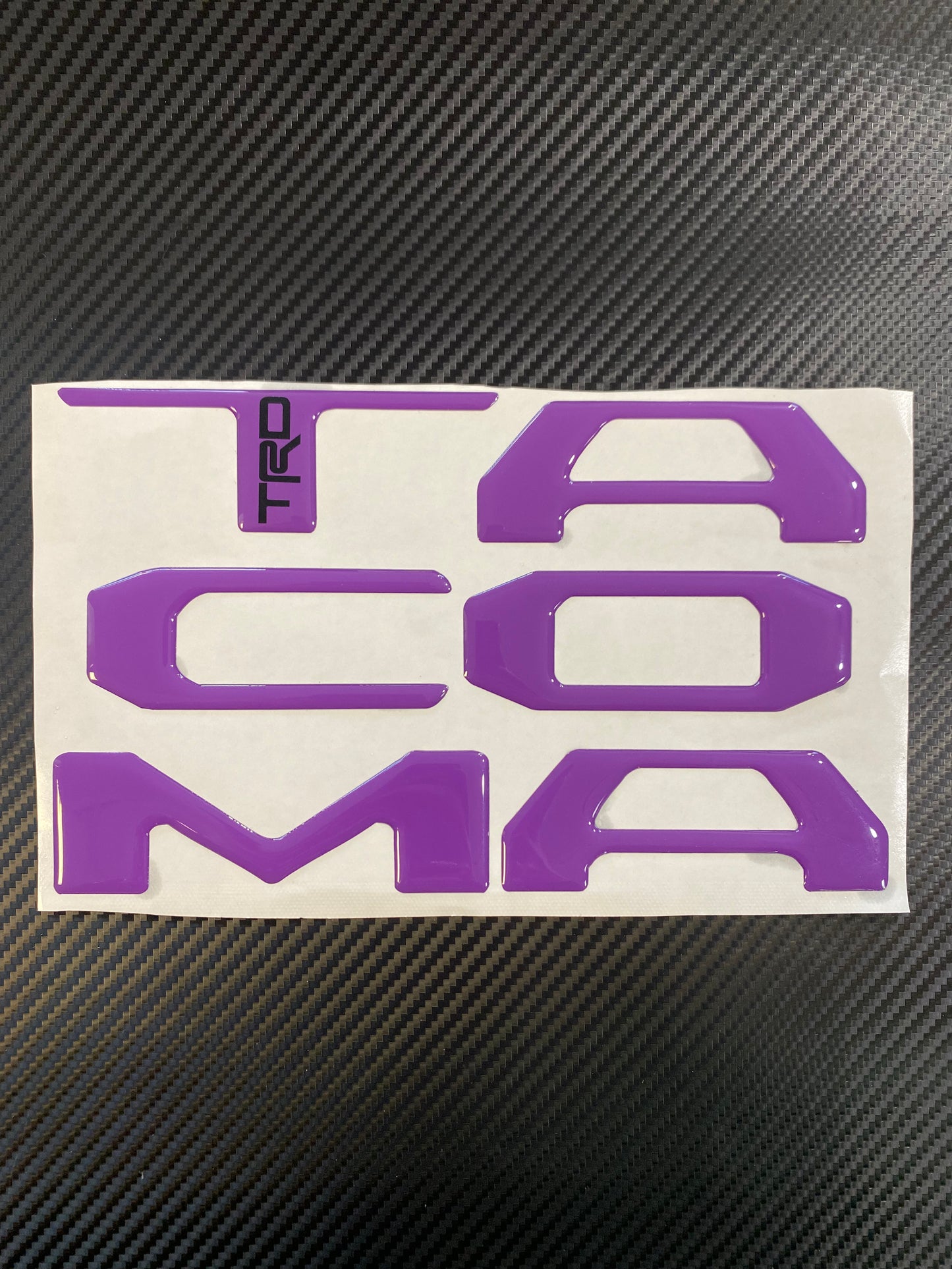 Tacoma 2016-2022 Gel Sticker for Tailgate Insert Letters