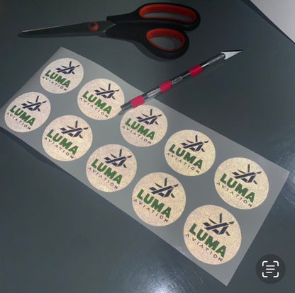 CUSTOM STICKERS WORK
