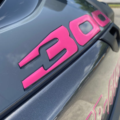 300 Sea Doo Gel Sticker (Large) 14"x2.5" (2 pcs)
