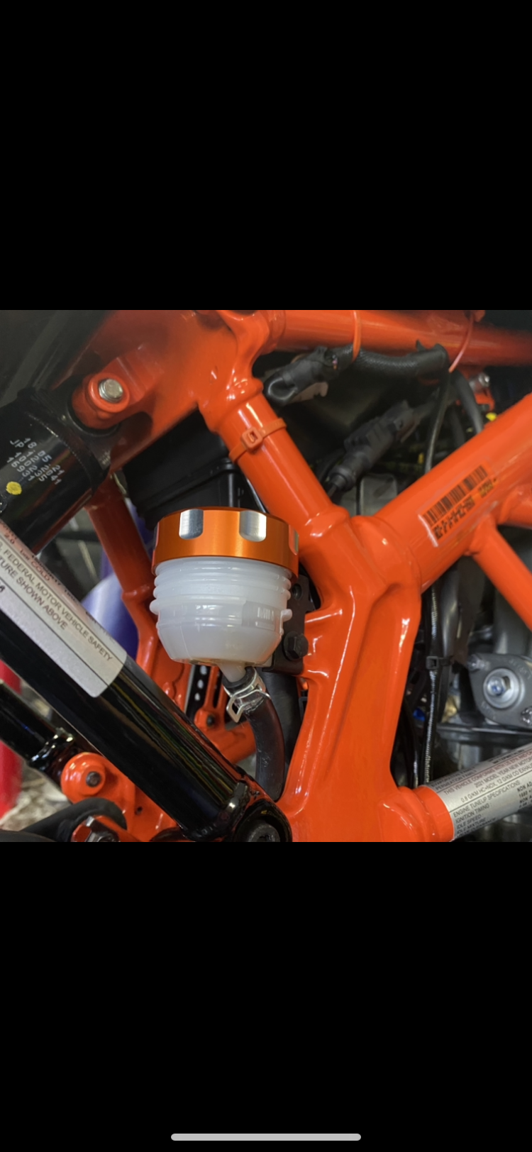 KTM DUKE Brake Oil Reservoir Cap