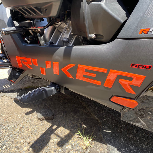 RYKER Letters in Gel Stickers for CAN-AM Ryker (2 Pieces)