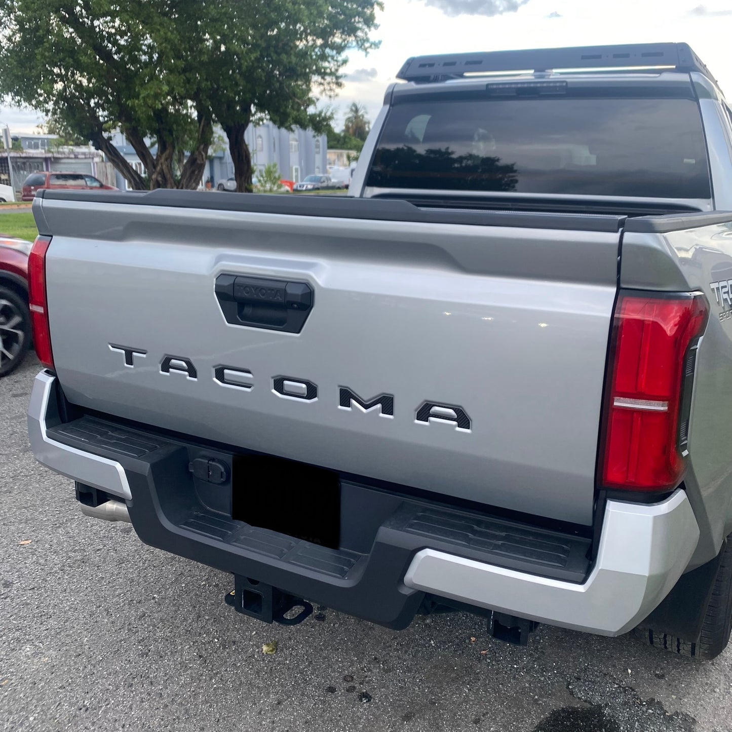 Tacoma 2024 Gel Sticker for Tailgate Insert Letters