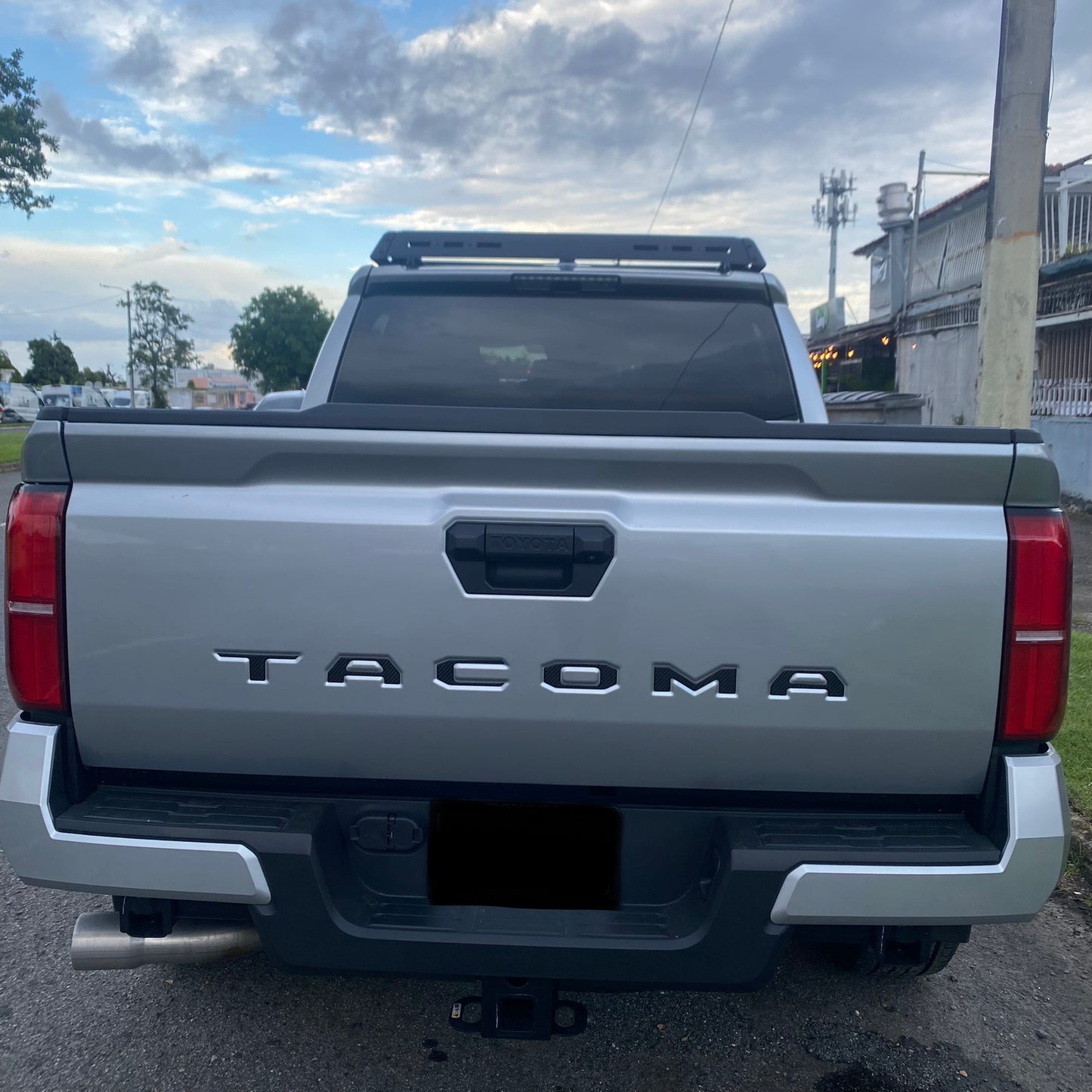 Tacoma 2024 Gel Sticker for Tailgate Insert Letters