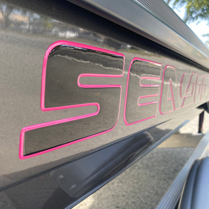 SEA DOO for the bottom of the sides Gel Graphics (2 Pieces) (31"x 3" aprox.)