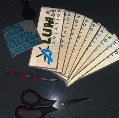 CUSTOM STICKERS WORK