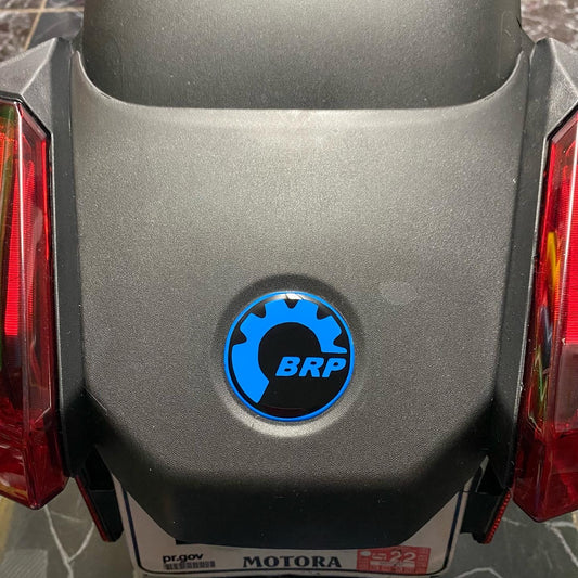 BRP Front and Rear Center Caps Gel Stickers (2 Pieces)