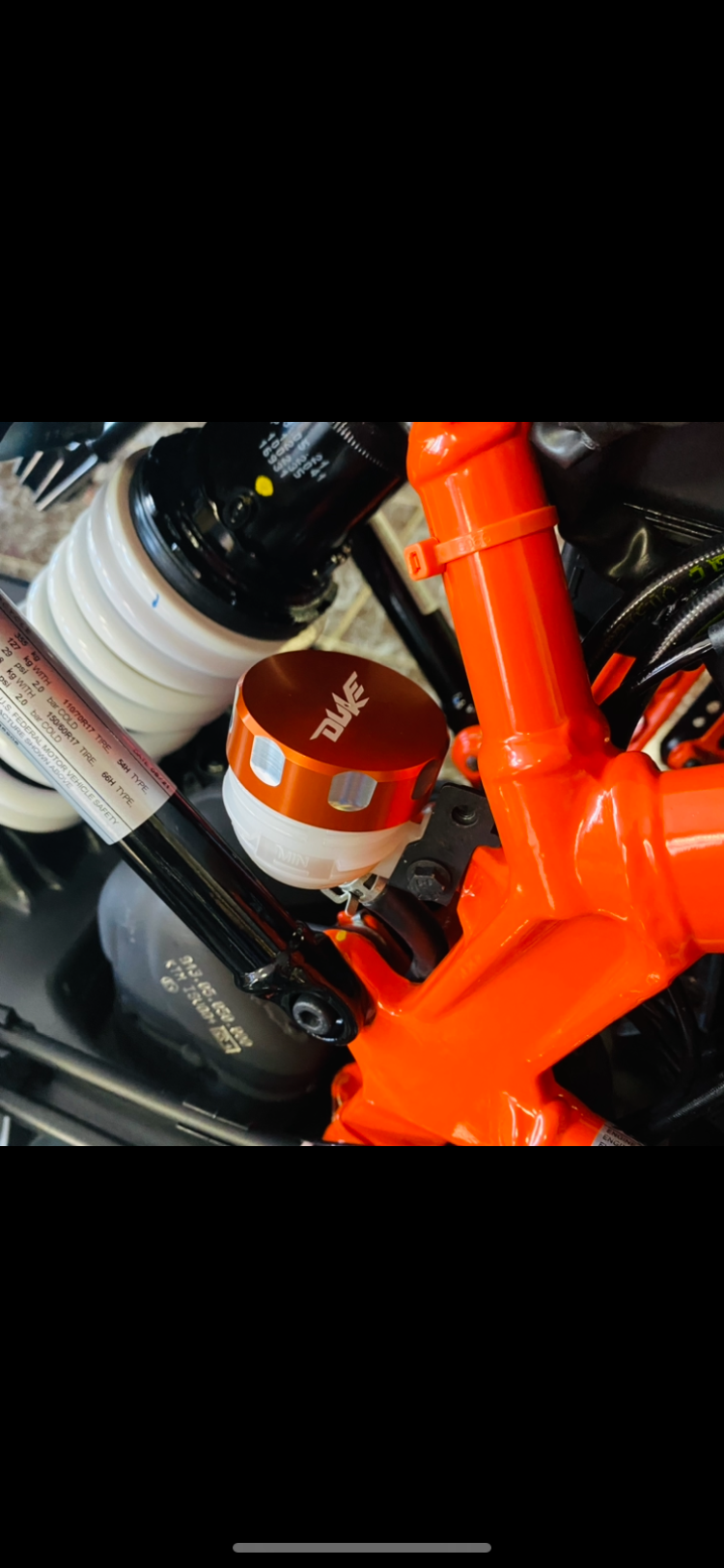 KTM DUKE Brake Oil Reservoir Cap