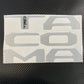 Tacoma 2016-2022 Gel Sticker for Tailgate Insert Letters