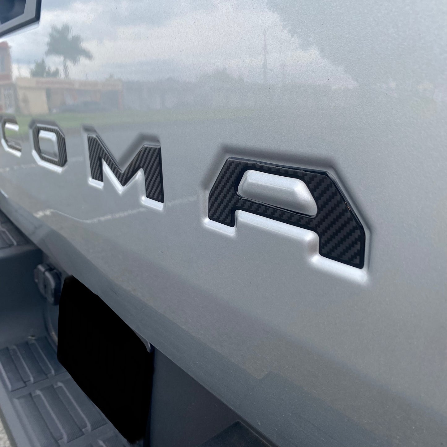 Tacoma 2024 Gel Sticker for Tailgate Insert Letters