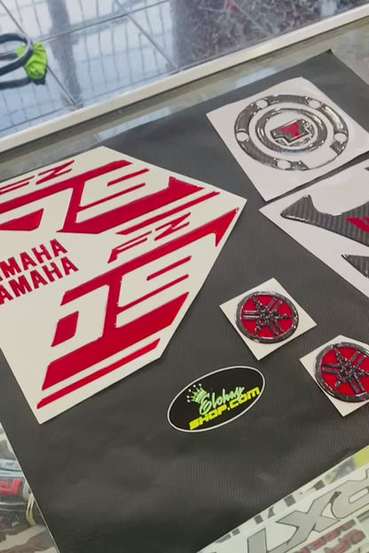 FZ-09 Yamaha Gel Graphics (Front sides)