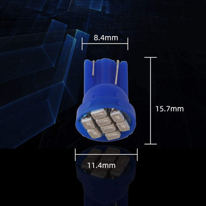 T10 W5W 6V LED Light Bulb 194 168 555 AC DC (4 pcs)